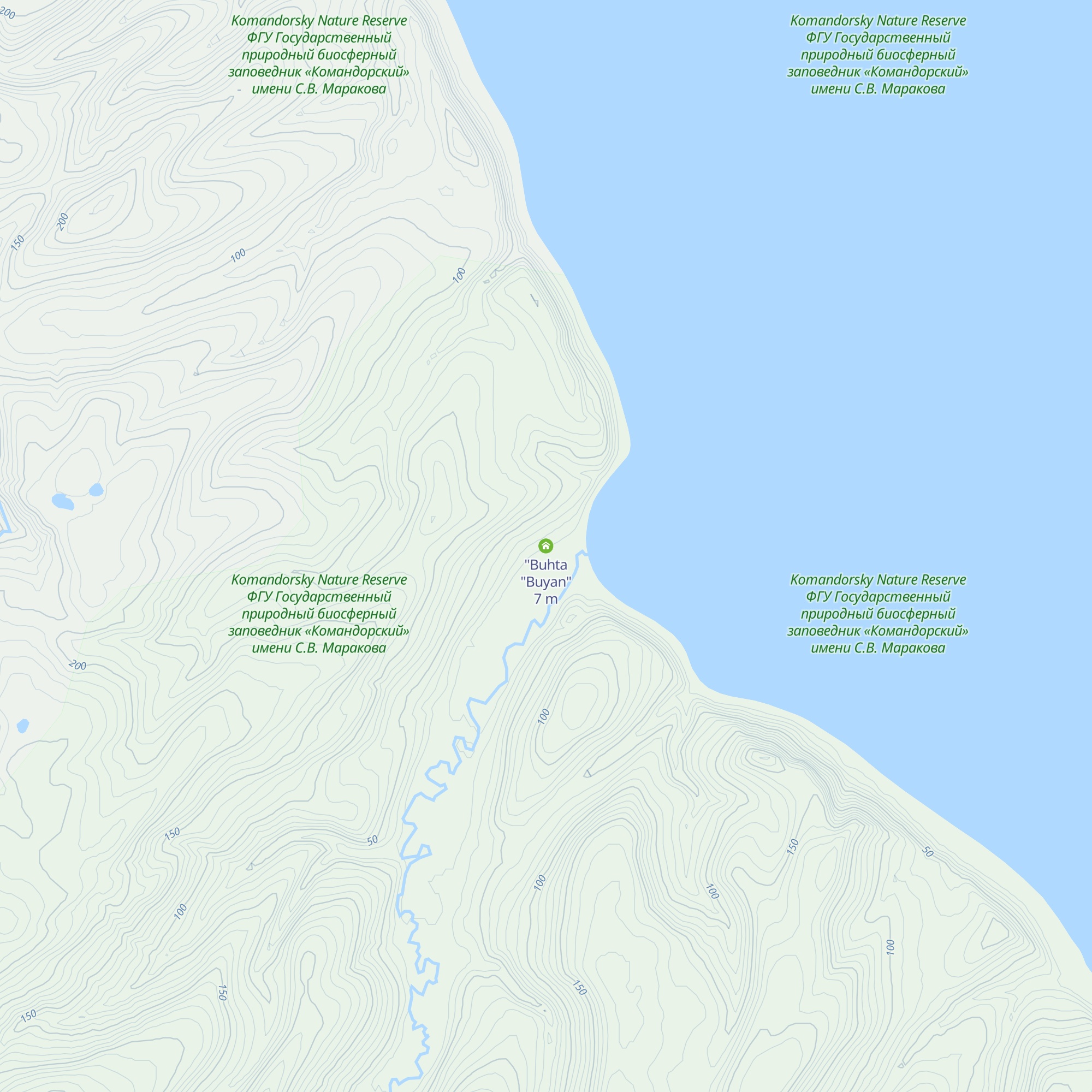 "Buhta "Buyan" map