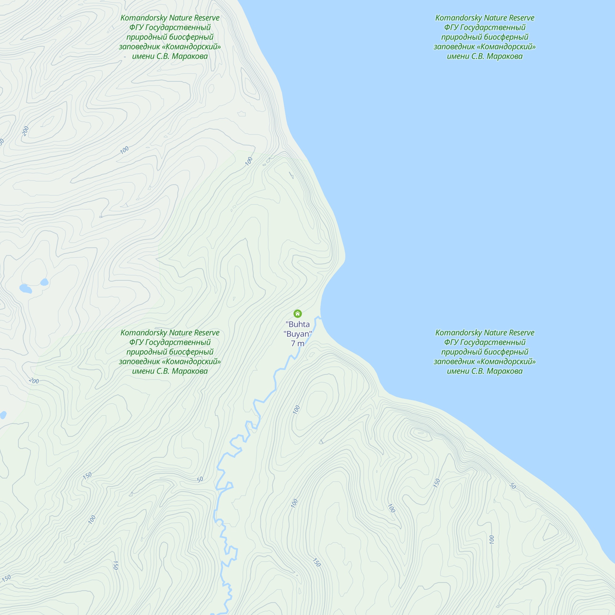 "Buhta "Buyan" map