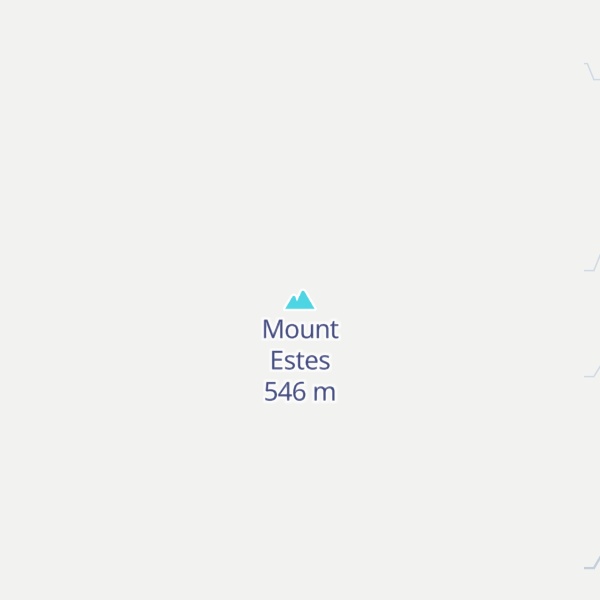 Map of Mount Estes