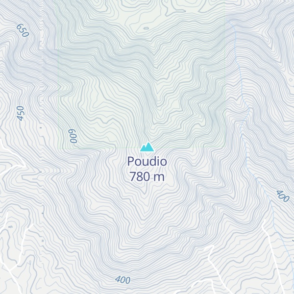 Map of Poudio