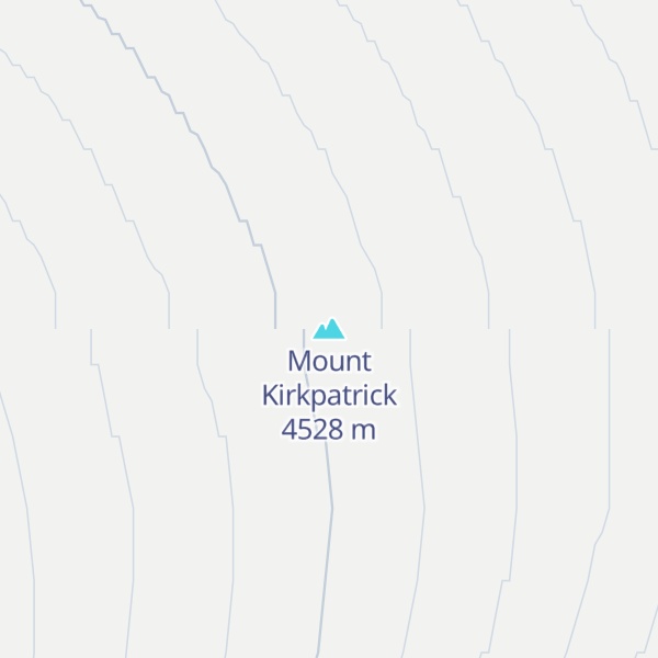 Map of Mount Kirkpatrick