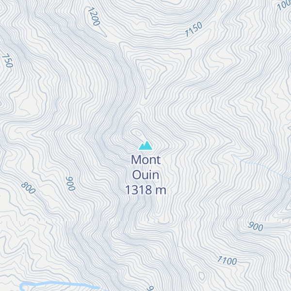Map of Mont Ouin