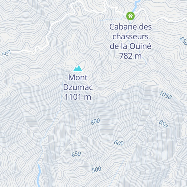 Map of Monts Dzumac