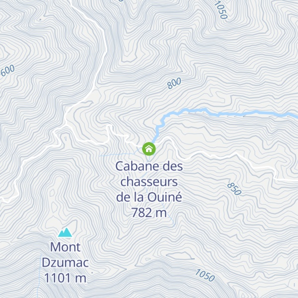 Map of Cabane des chasseurs de la Ouiné
