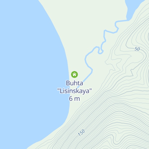 Map of Buhta "Lisinskaya"