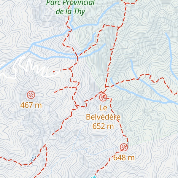 Map of Refuge Arboricole des Roussettes