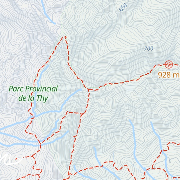 Map of Mont Bouo