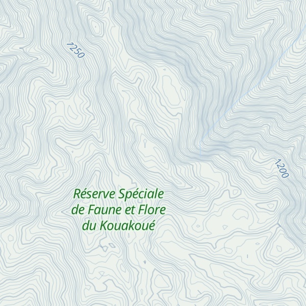 Map of Kouakoué