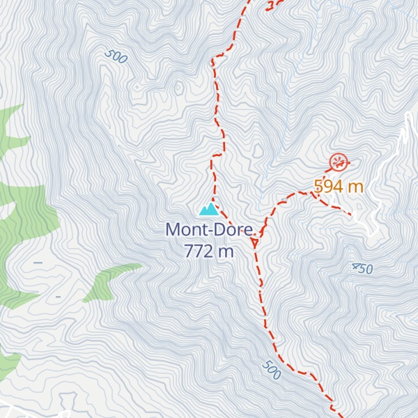 Map of Mont-Dore