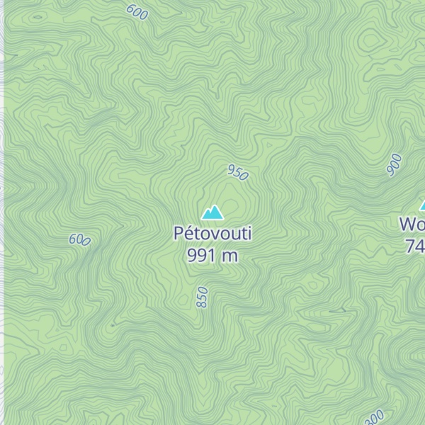 Map of Pétovouti