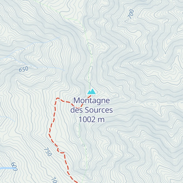 Map of Montagne des Sources