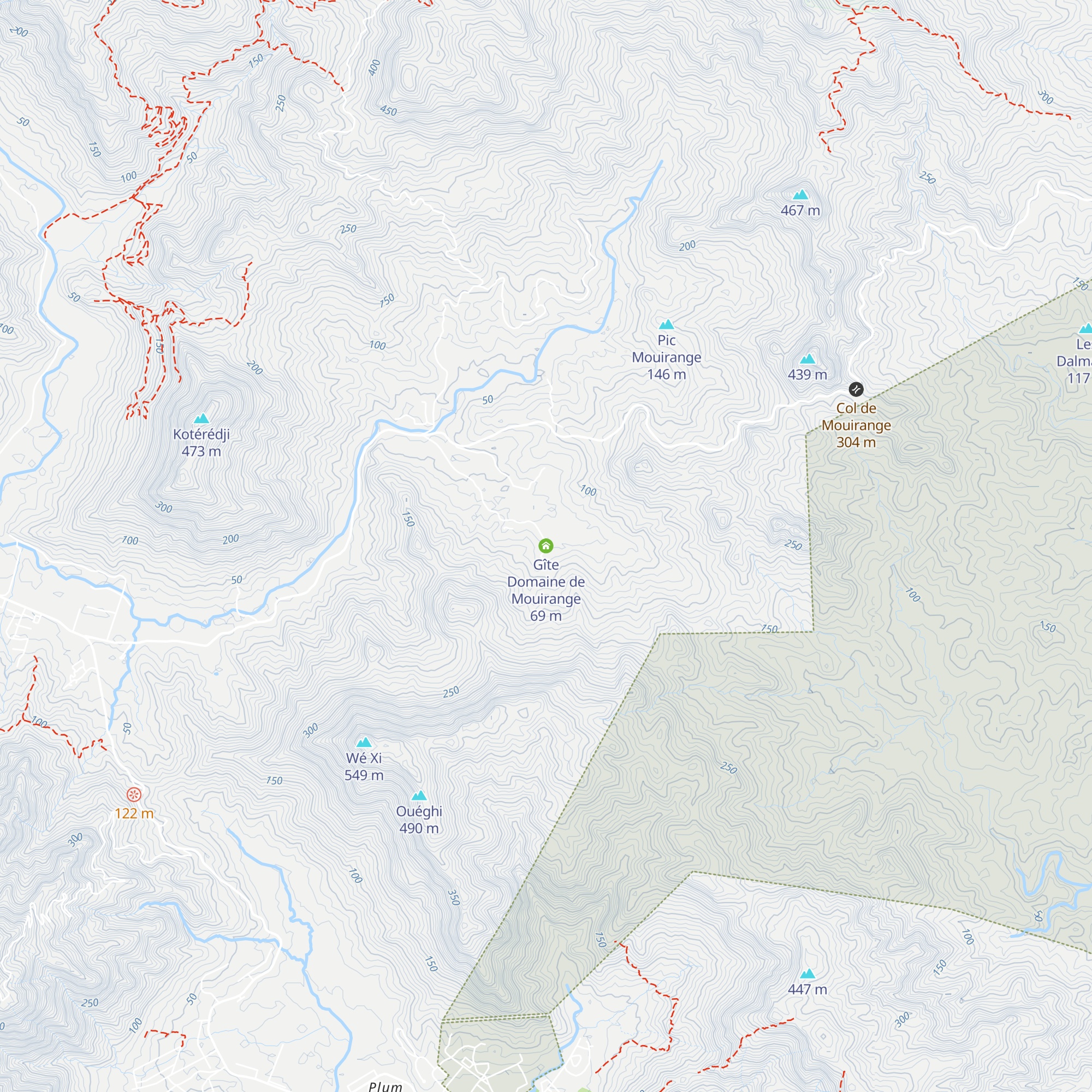 Gîte Domaine de Mouirange map