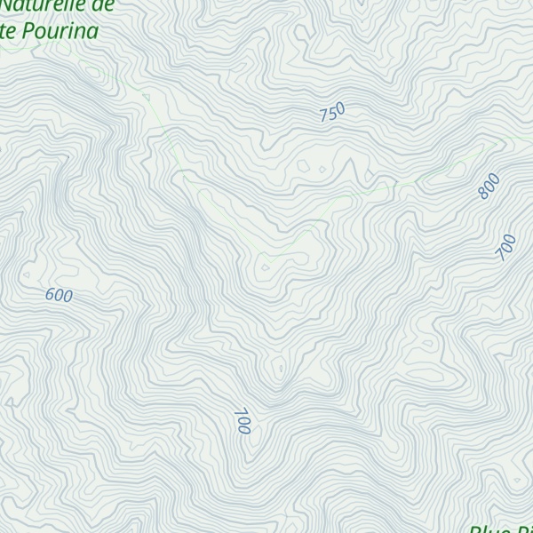 Map of Montagne Bleue