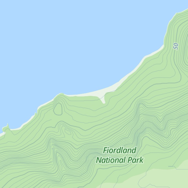 Map of Te Oneroa A-Frame Hut