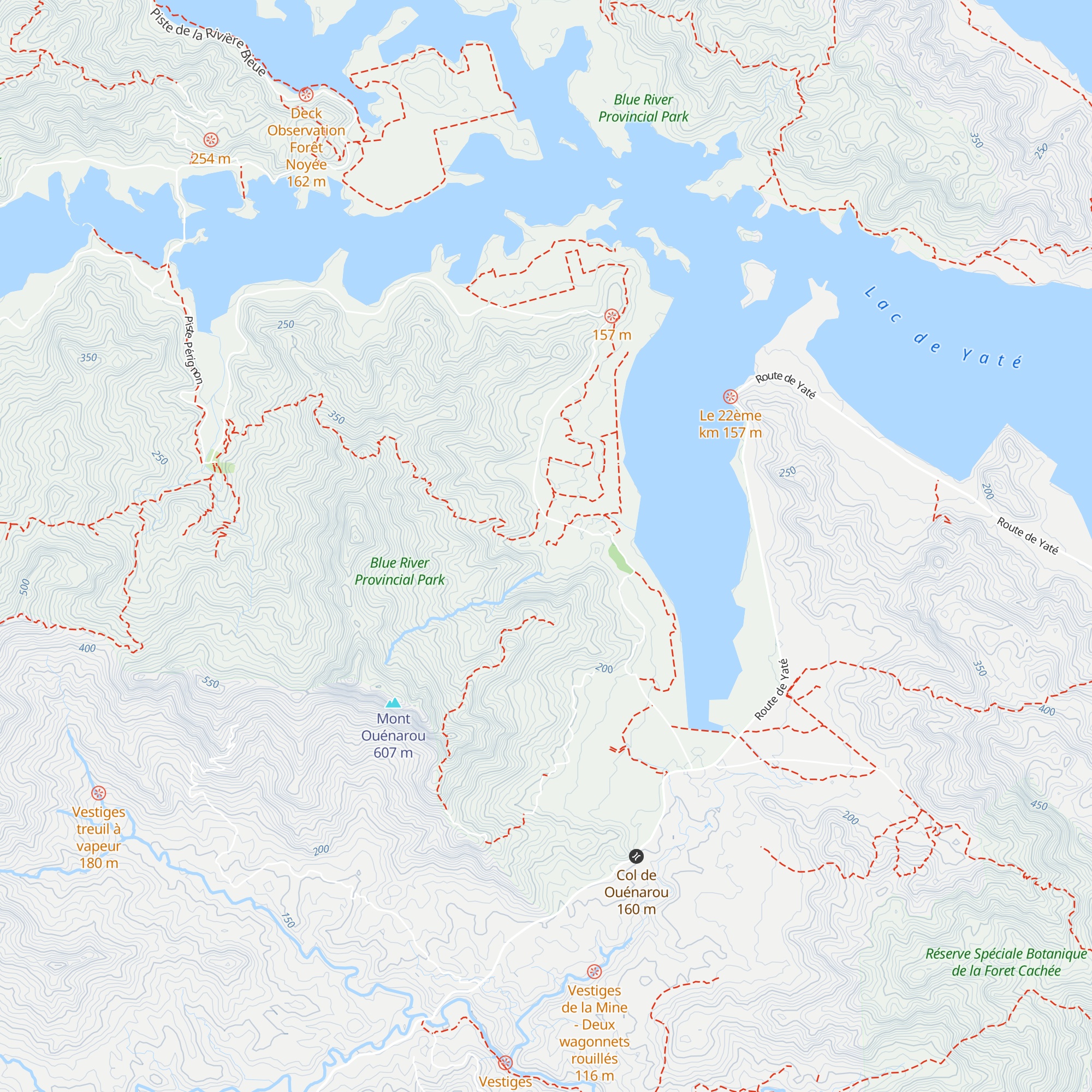 Refuge de Ouénarou map