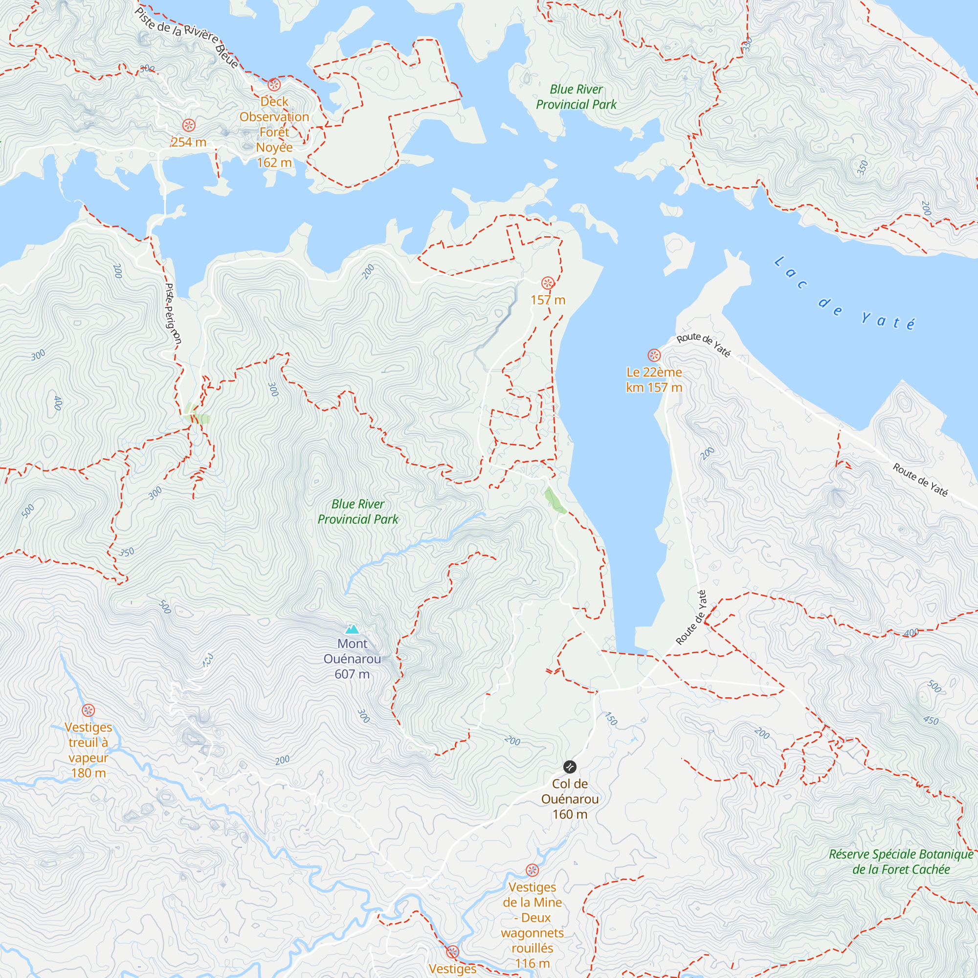 Refuge de Ouénarou map