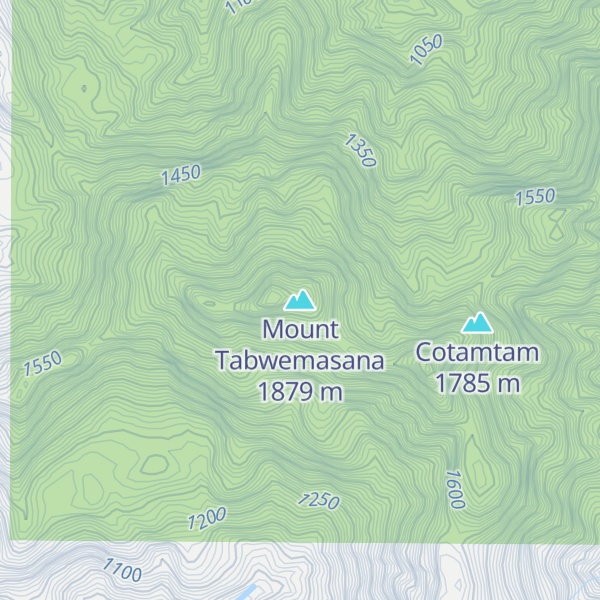 Map of Mount Tabwemasana