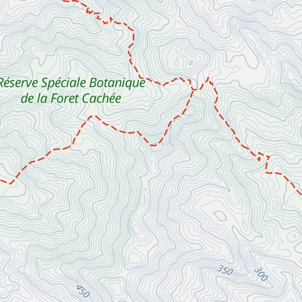 Map of Bù Niri Kwê (Pic du Cintre)