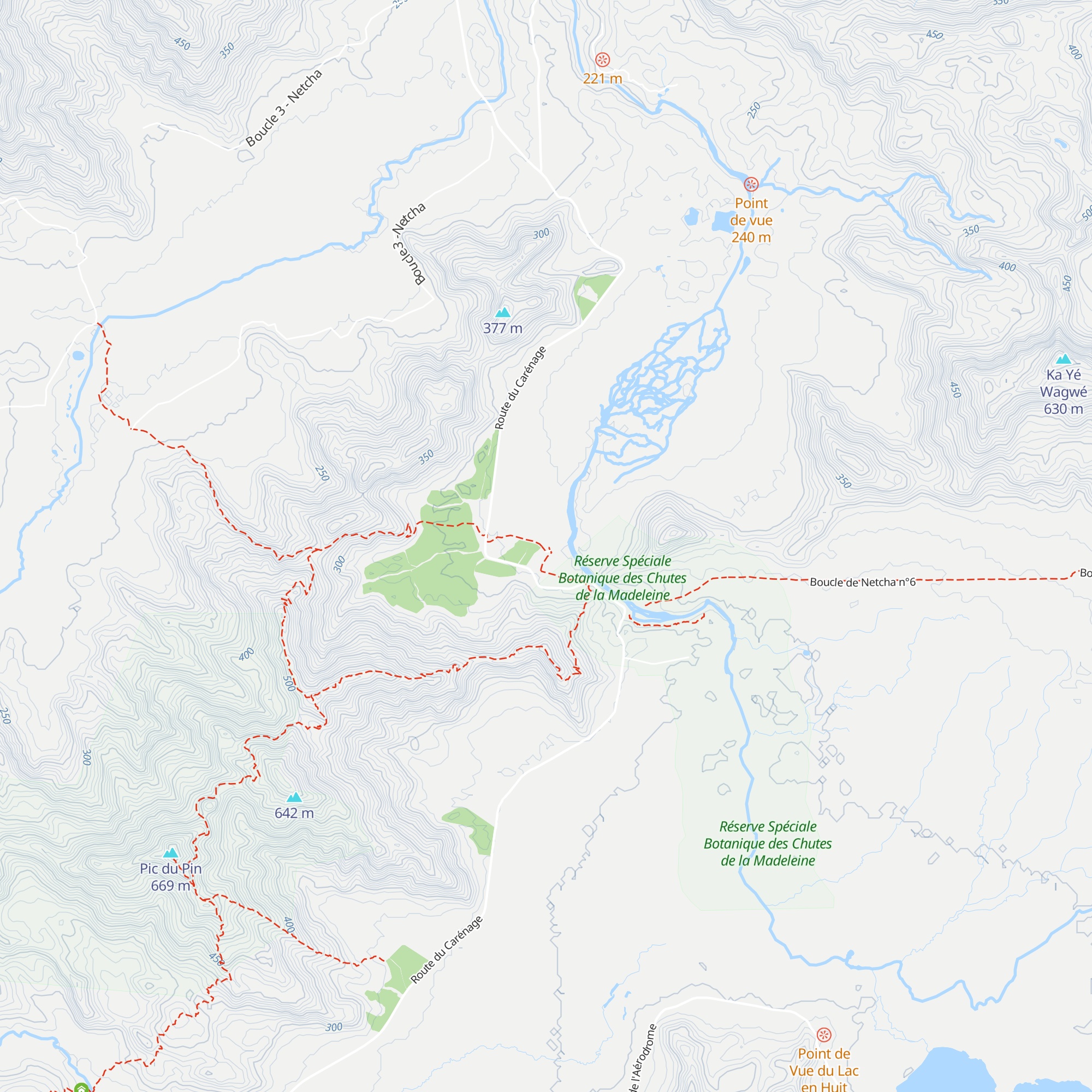 Refuge des randonneurs map