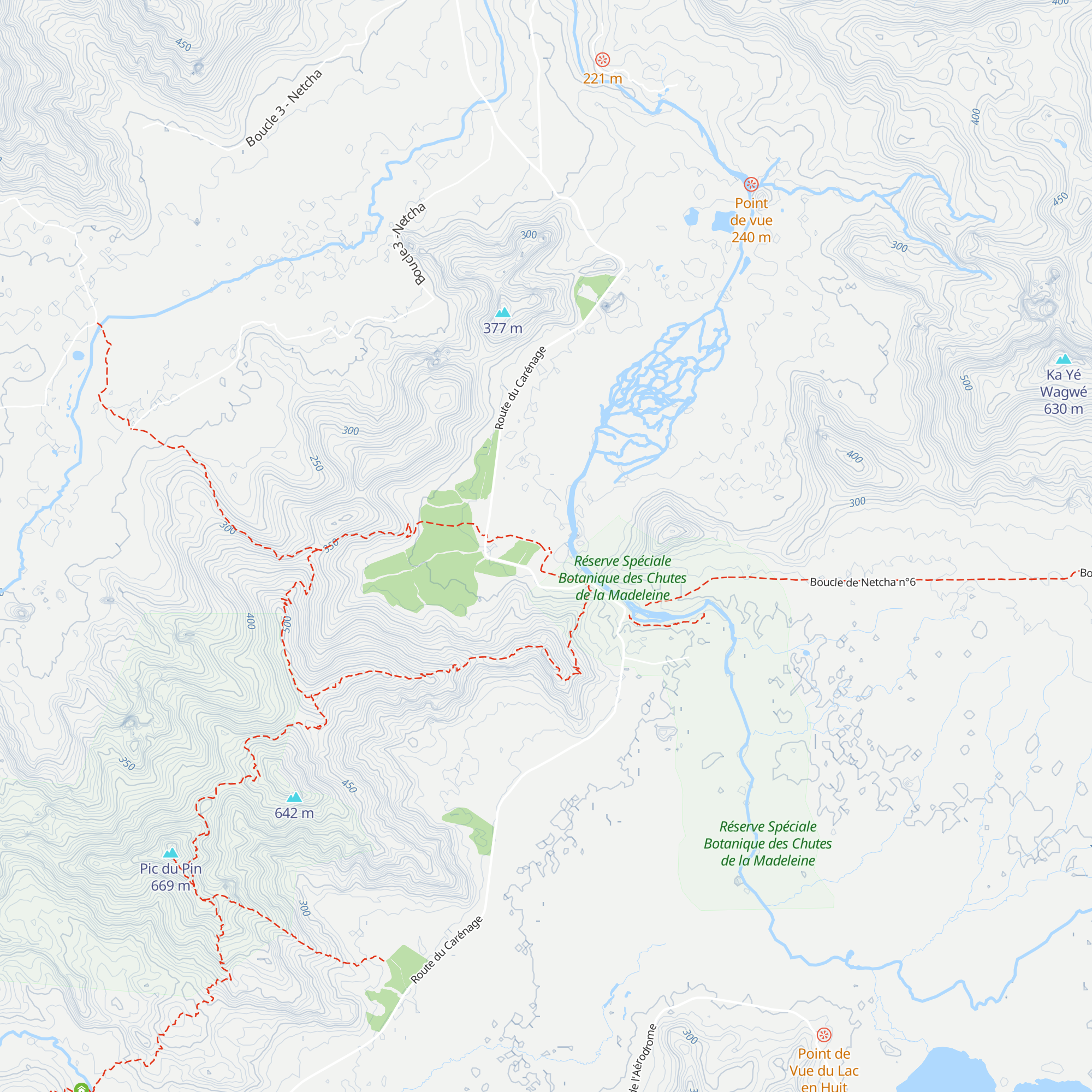 Refuge des randonneurs map