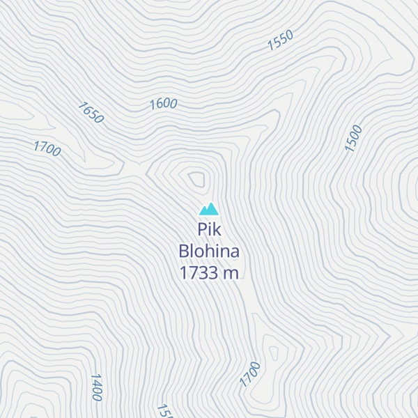 Map of Pik Blohina