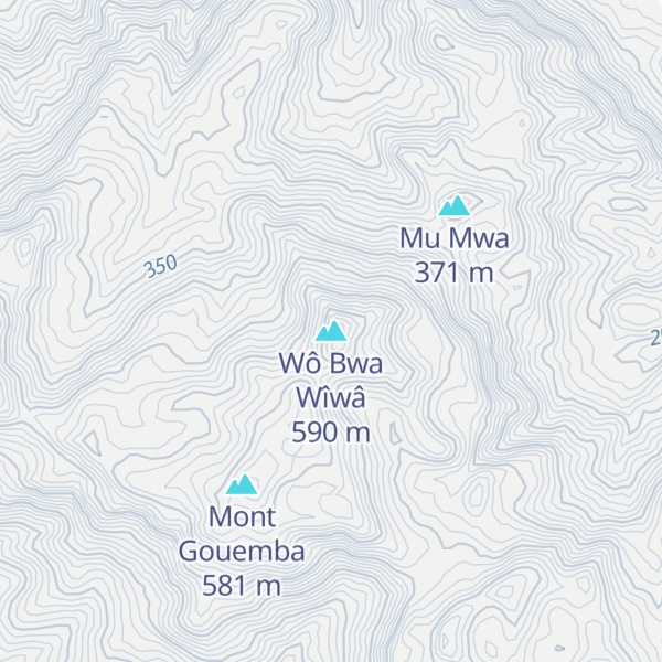 Map of Wô Bwa Wîwâ