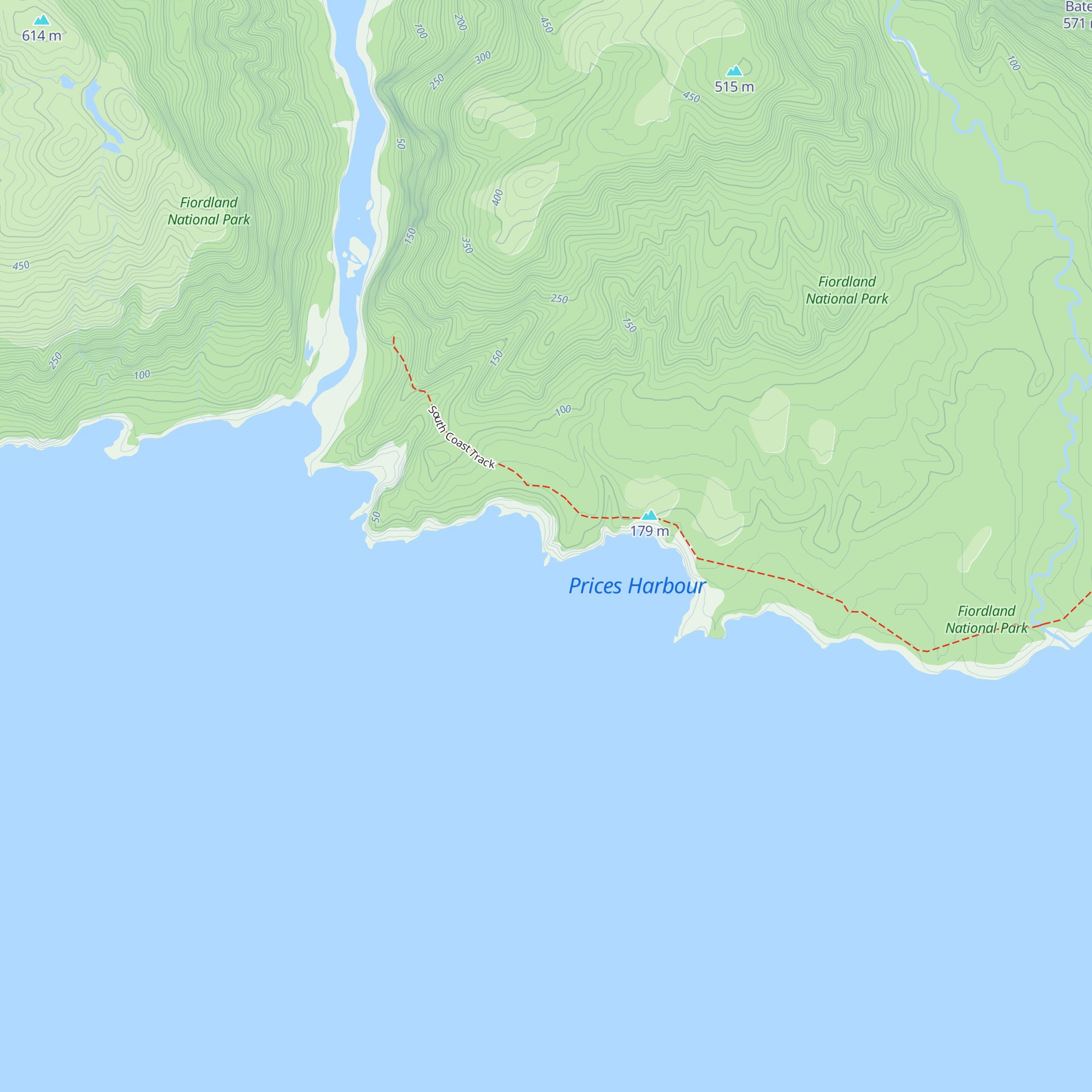 Westies Hut map