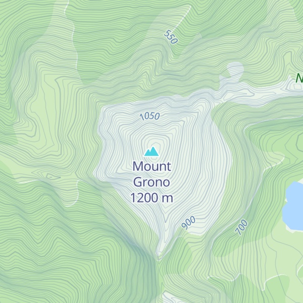 Map of Mount Grono