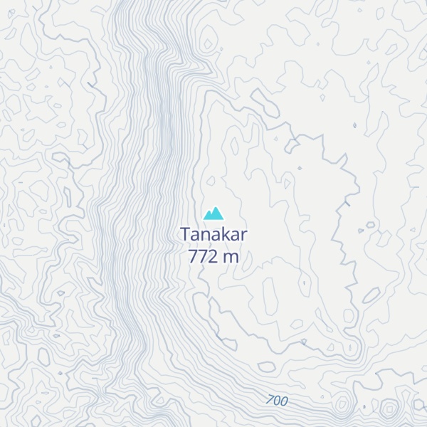Map of Tanakar