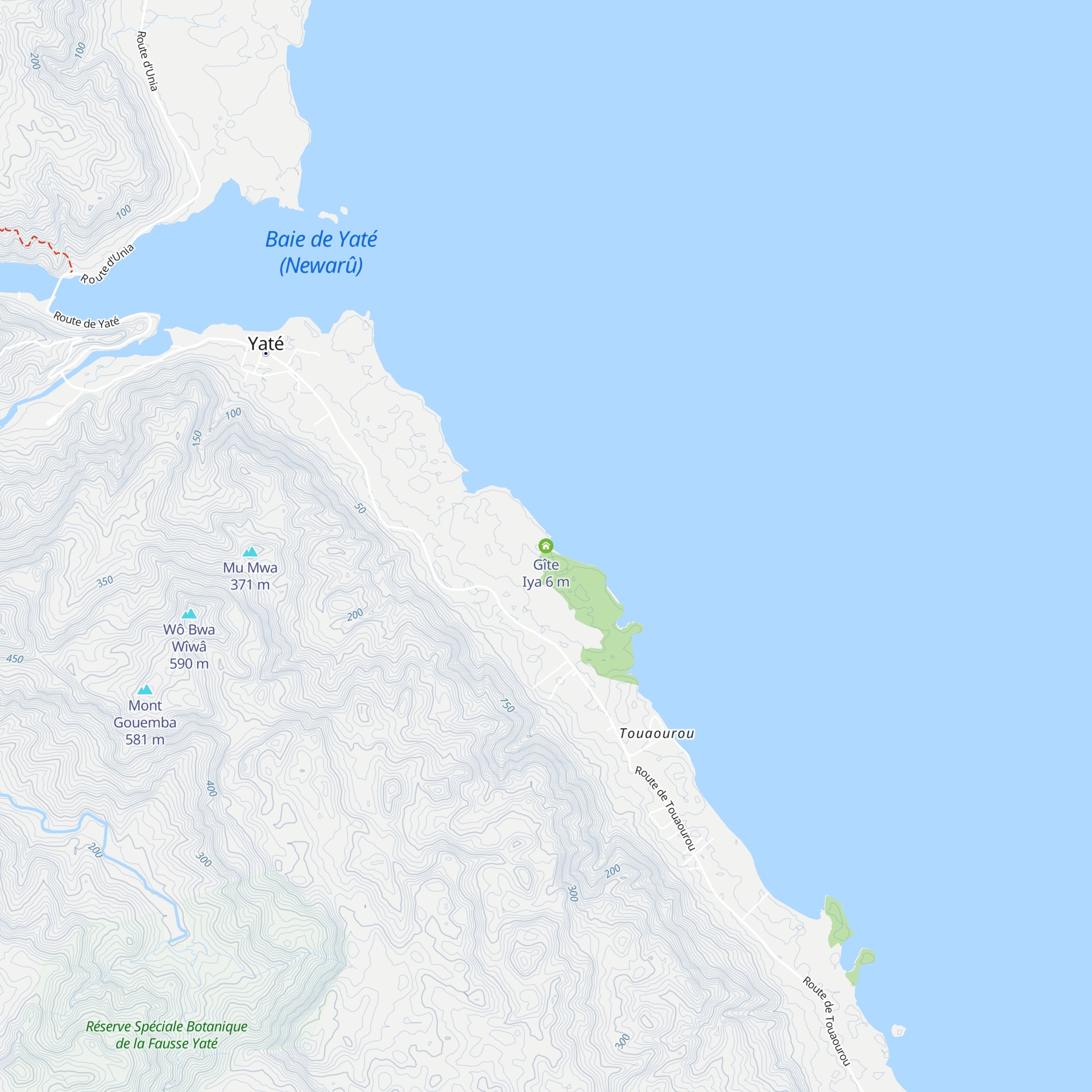 Gîte Iya map