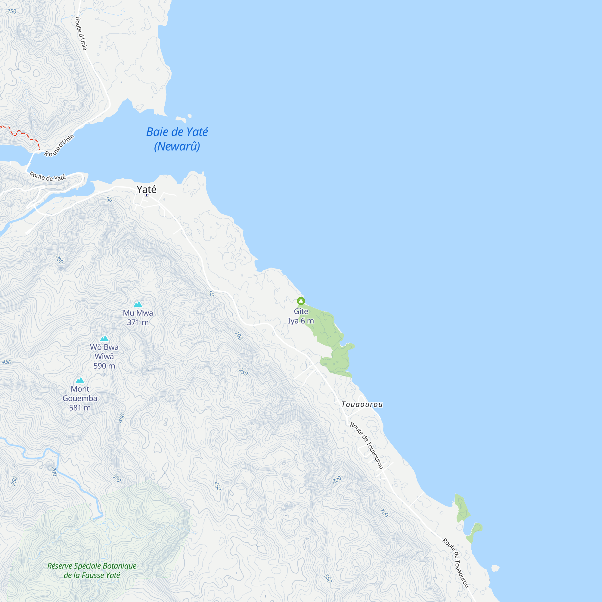Gîte Iya map