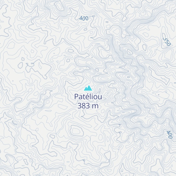 Map of Patéliou