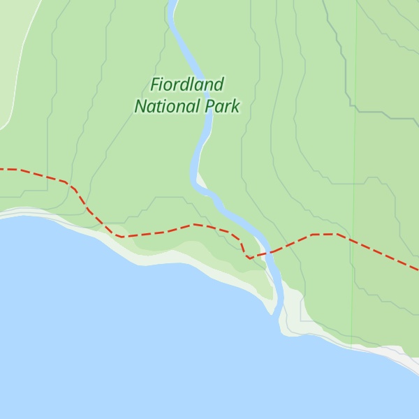 Map of Waitutu Hut