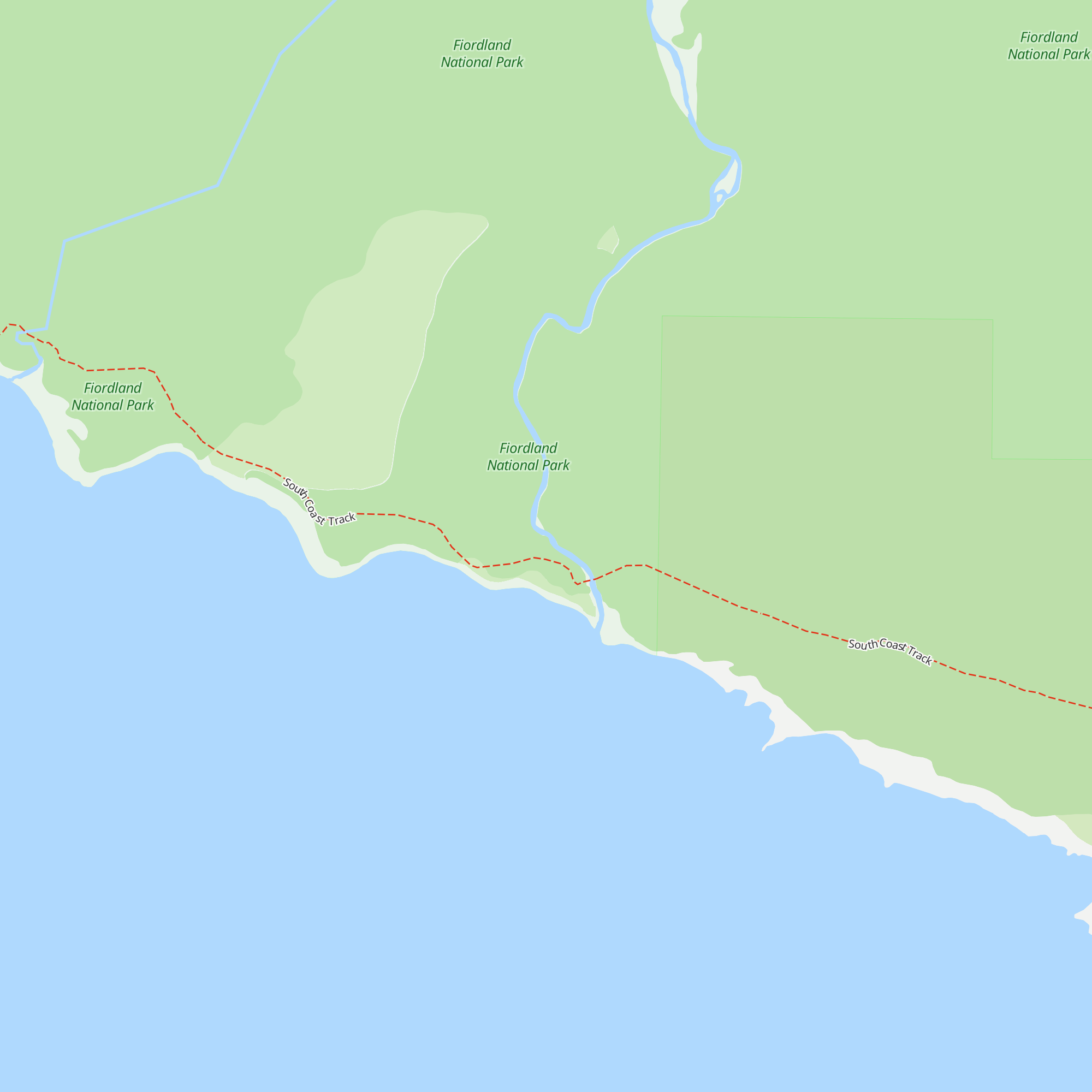 Waitutu Hut map