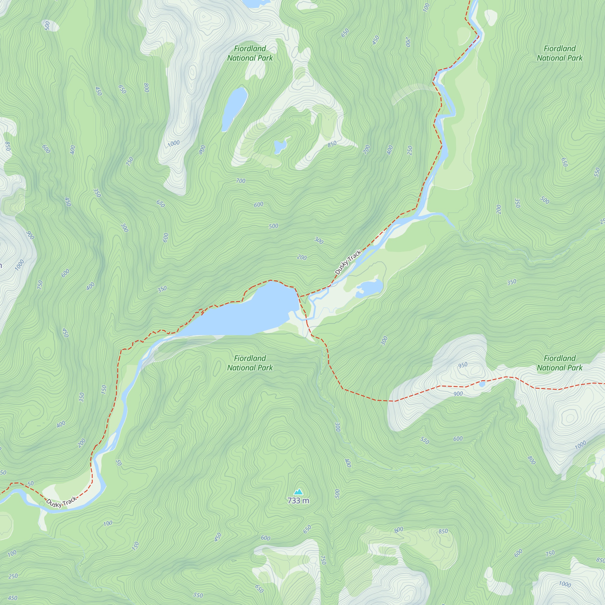 Loch Maree Hut map