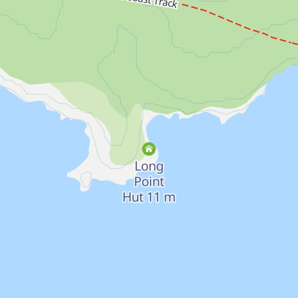 Map of Long Point Hut