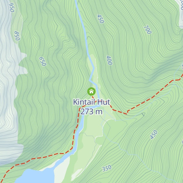Map of Kintail Hut