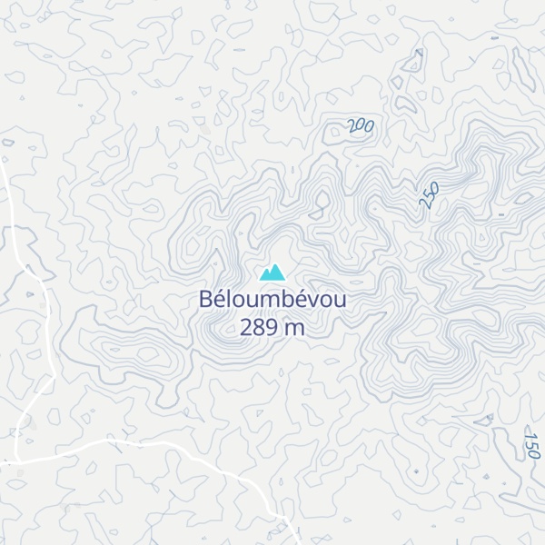 Map of Béloumbévou