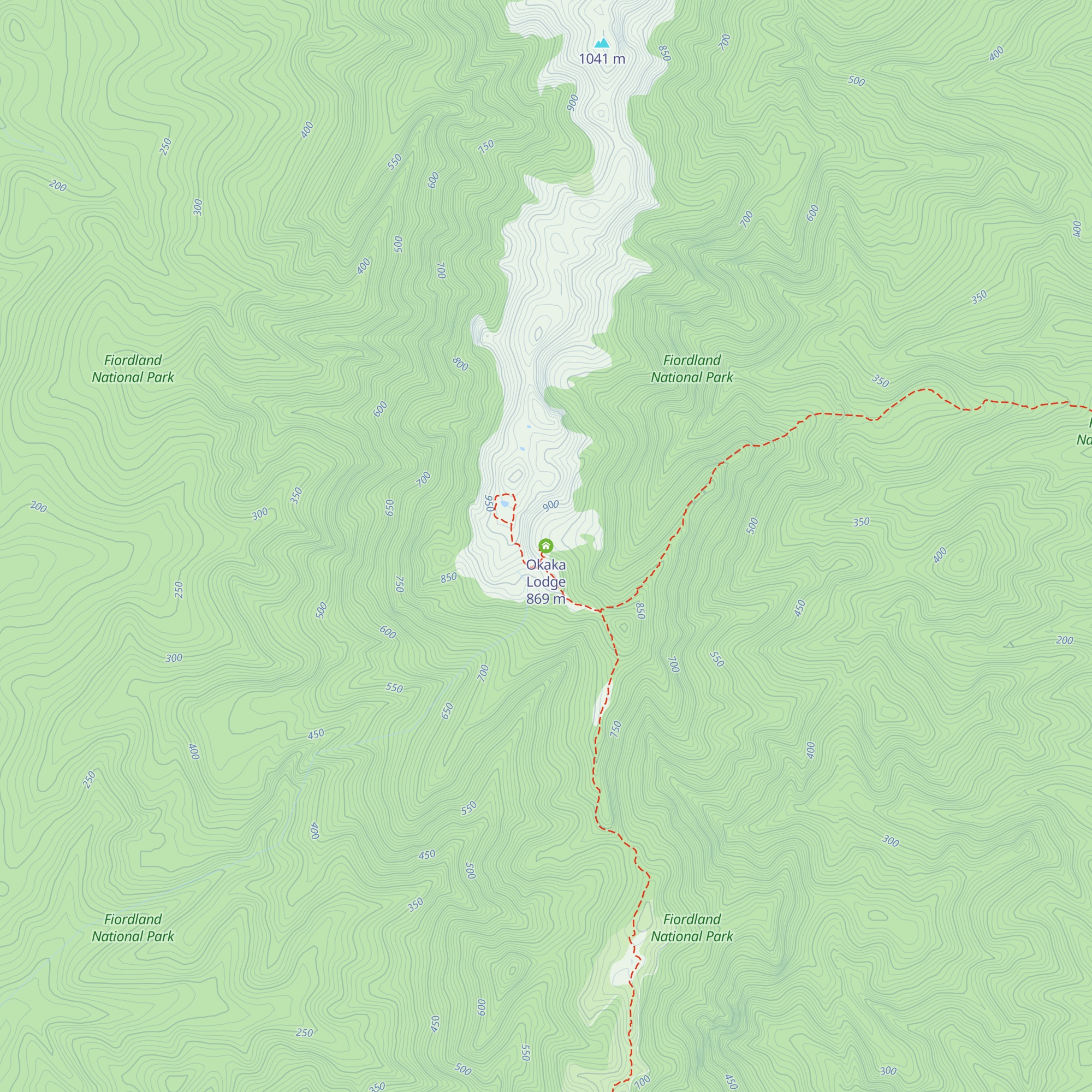 Okaka Lodge map