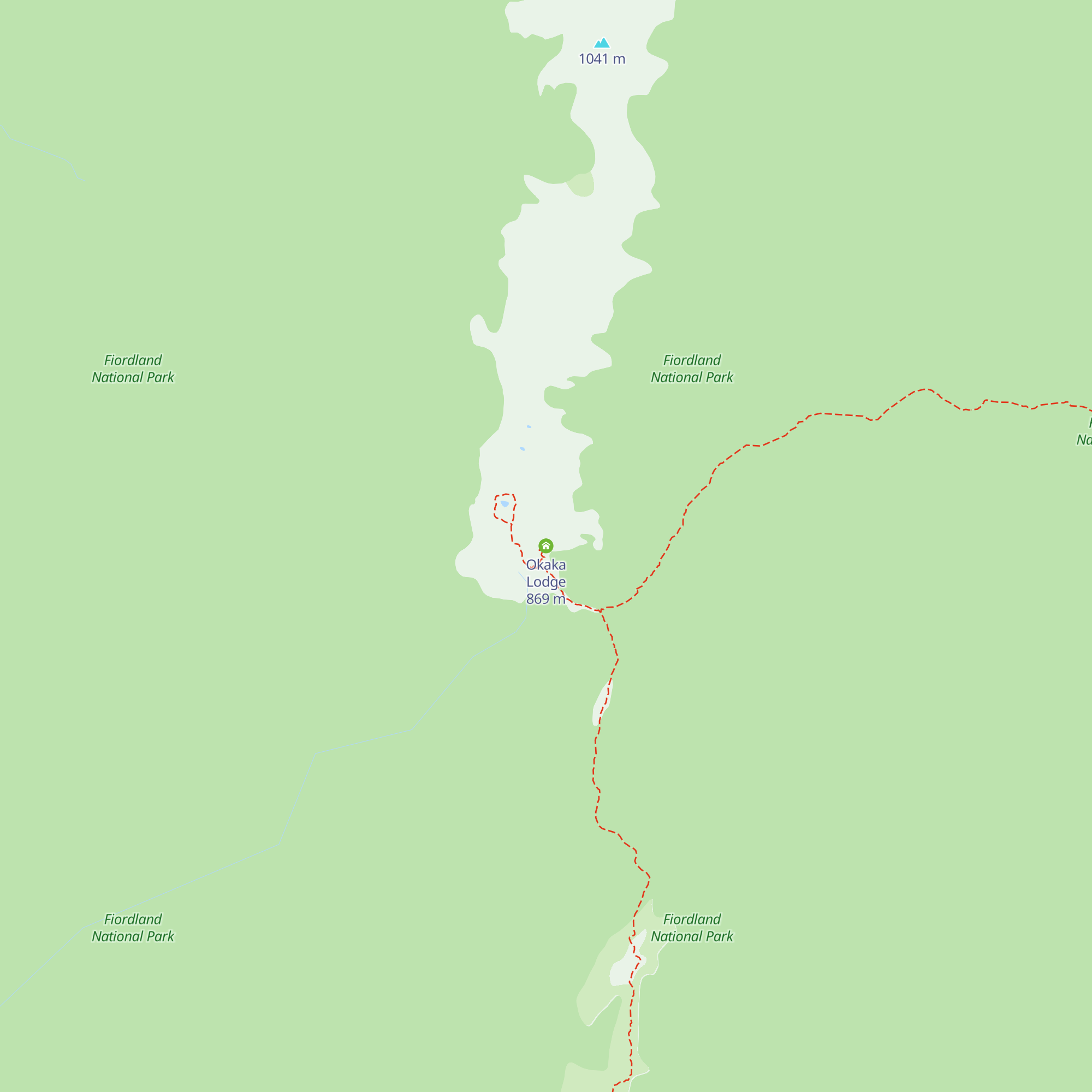 Okaka Lodge map