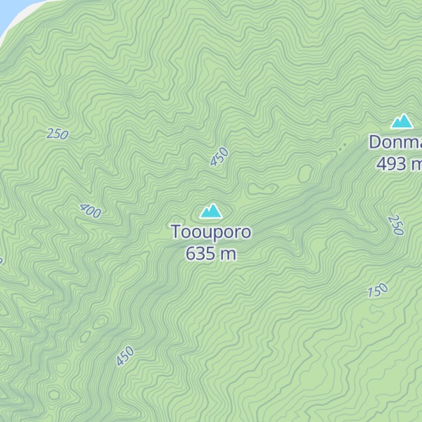 Map of Toouporo