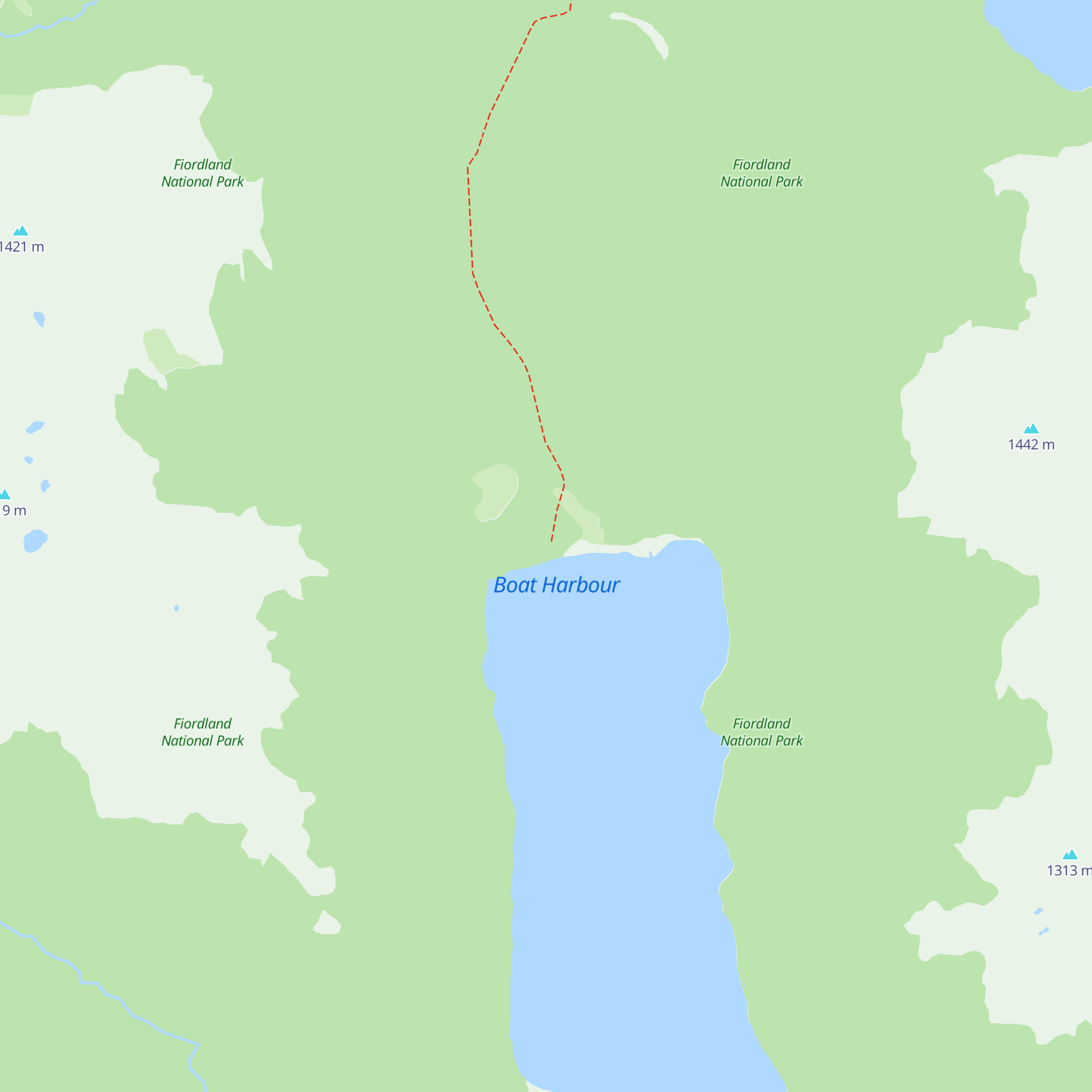 Monowai Hut map