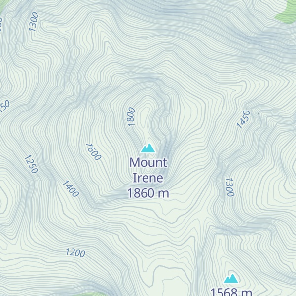 Map of Mount Irene