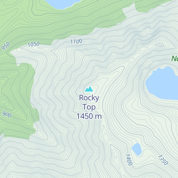 Map of Rocky Top