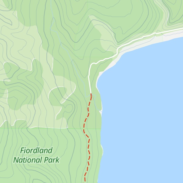 Map of Track Burn Hut