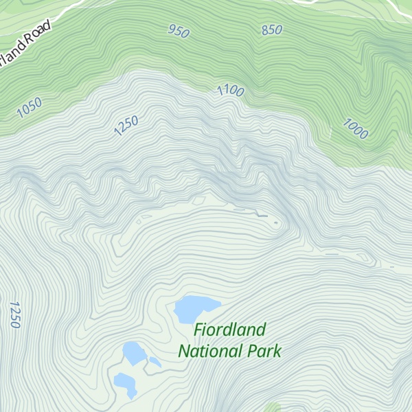 Map of Mount Burns