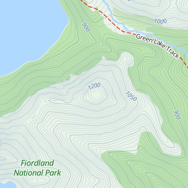 Map of Mount Cuthbert