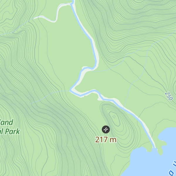 Map of DoC Hut (No public access)
