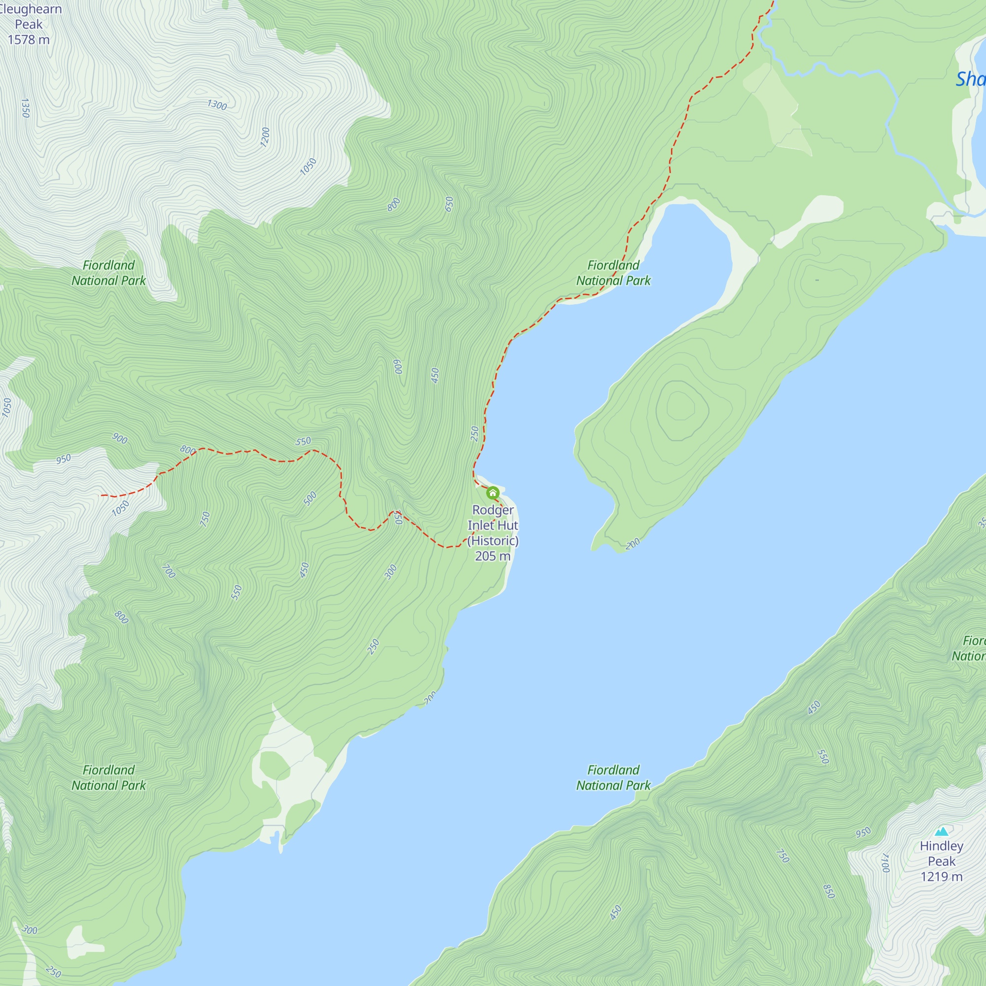 Rodger Inlet Hut (Historic) map