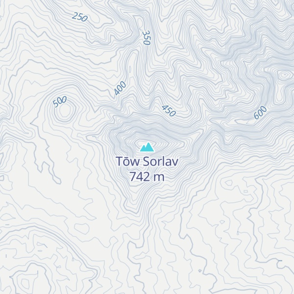 Map of Tōw Sorlav